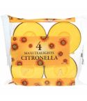 Citronella Maxi Tealights - Pack Of 4