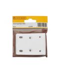 Centurion White Hinge Repair Plate - 75 x 10 x 55mm - Pack of 2