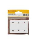 Centurion White Hinge Repair Plate -  75 x 10 x 55mm - Pack of 2