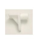 Push In Shelf Support White