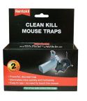 Rentokil Clean Kill Mouse Trap - Twin pack