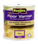 Rustins Quick Drying Floor Varnish Clear Gloss 1L