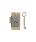 Brass Cut Right Hand Cupboard Lock