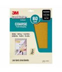 3M Sandblaster™ Coarse Sandpaper - 60 Grit Pack Of 3