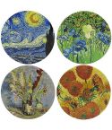 Van Gogh Ceramic Coaster 10cm - Set of 4