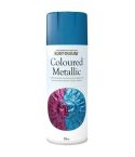 Rust-Oleum Coloured Metallic Indoor / Outdoor Spray Paint - Blue 400ml