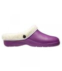 Comfi Fleece Clog Lilac Size 8