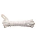 10m White Cord Washing Line With Tensioner 2.6mm