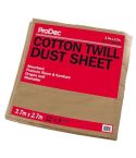 Rodo Cotton Twill Dust Sheet 12 X 9