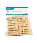 Ashley 44pc Wooden Clothes Pegs