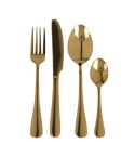 Gold Stainless Steel Cutlery set - 16 pcs 