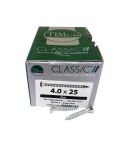 Timco Classic® Zinc Pozi Wood Screws 4.0 X 25mm - Box Of 200