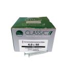 Timco Classic® Zinc Pozi Wood Screws 4.0 X 50mm - Box Of 200
