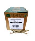Timco Classic® ZYP Pozi Wood Screws 5.0 X 80mm - Box Of 200