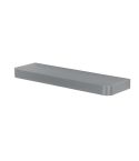 Core Trent Narrow Matt Grey Floating Shelf Kit - 800 x 145mm