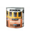 Ronseal Satin 10 Year Woodstain - Dark Oak 750ml