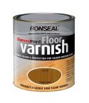 Ronseal Diamond Hard Dark Oak Satin Floor Varnish 2.5L
