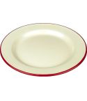Nimbus Dinner Plate 20cm - With Red Trim