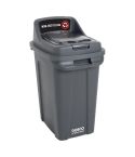Dosco Professional Recycling Bin 70L - Black 