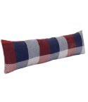 Draft Excluder Red & Navy Check