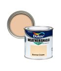 Dulux Weathershield Smooth Matt Masonry paint 250ml - Durrow cream
