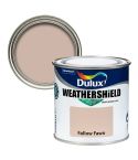 Dulux Weathershield Smooth Matt Masonry paint 250ml Tester pot - Fallow fawn