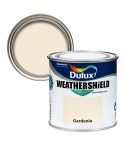 Dulux Weathershield Smooth Matt Masonry paint 250ml Tester pot - Gardenia 