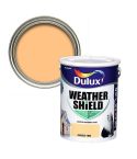 Dulux Weathershield Smooth Matt Masonry paint 5L - Harvest time