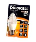 Duracell 4W LED Frosted Candle B22/ BC Light Bulb