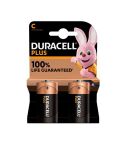 Duracell Plus 100% Battery Size C Card 2 (Replaces Ultra)
