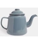 Enamel Tea Pot - Grey 