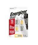 Energizer 2W (20W) E14 LED Pygmy Filament Lamp Warm White
