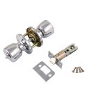 Era Satin Chrome Privacy Lock Door Knob Set