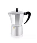 Silver Espresso Maker  - Makes 6 Cups