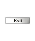 Exit Sign Silver