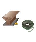 Exitex Self Adhesive Draught Excluder Roll 5m - Brown