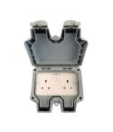 Outdoor Easy Seal IP65 Twin Switched Socket Outlet