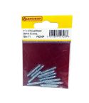 Centurion Wood-Wood Dowel Screws - 1" x 8 - Pack Of 11