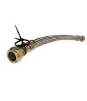 Excel 3/4" Stainless Steel Braid Flexible Hose Connection - 400mm