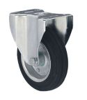 Castor Fixed Black 160mm - 150kg