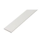 Flat Bar PVC White - 30 x 3 / 1m