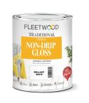 Fleetwood 500ml Non Drip Gloss Plus 50% Brilliant White 