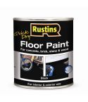 Rustins Quick Dry Floor Paint Black - 2.5L