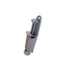 Satin A.Aluminium Kick Down Door Holder - 120mm