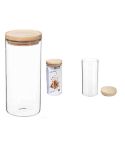 Glass Jar With Wood Lid - 1.3L