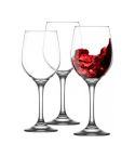 Steelex 4pc Red Wine Glasses