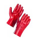 Red 18" PVC Gauntlet Gloves