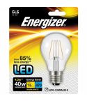 Energizer Filament LED GLS 470lm E27 Warm White ES 4.3w