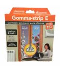 Gomma-Strip E Self-Adhesive Foam Draught Excluder - Brown 6m