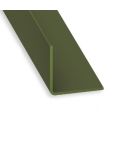 Green PVC Equal Corner Profile - 20mm X 20mm X 2m
